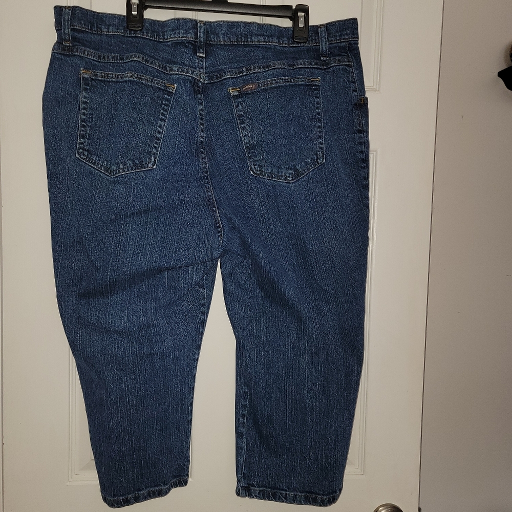 Women's Riders‎ blue jean capris, 18w